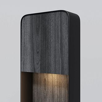 Ландшафтный светильник 16*6-68 см, LED*7W, 3000K, Maytoni Porte O481FL-L7BWD3K, Черное дерево