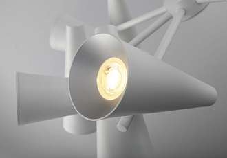 Подвесной светильник Maytoni Giro MOD095PL-14W, диаметр 69 см, белый