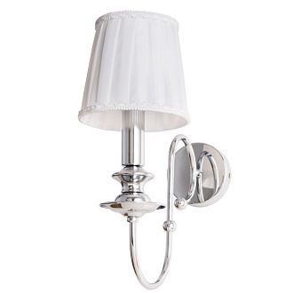 Бра Arte Lamp Molly A1316AP-1CC  хром/белый