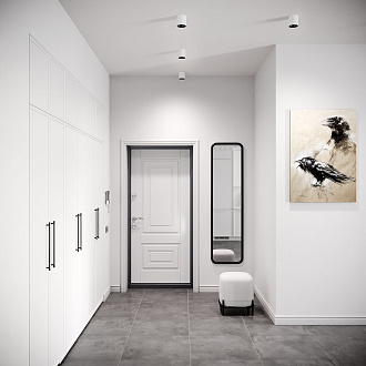 Светильник LED 10W, 4200 К, 8,4*8,4*8,4 см, белый/черный, Elektrostandard Orson 25034/LED