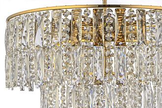 Люстра подвесная *40*32 см, 6*E27*60W, Arti Lampadari Deliceto Deliceto E 1.5.46.100 G, золото