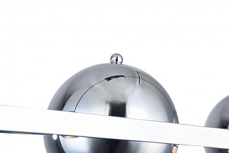 Подвесной светильник 19*78*139 см, 3*E27 хром, серебро Vele Luce Helix  VL5153P03