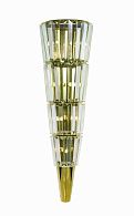 Бра W200 x H700, мм, 7*10W(70W), GOLD+CLEAR (Золото + Прозрачный Хрусталь) NewRgy W2800E/7A GOLD+CLEAR