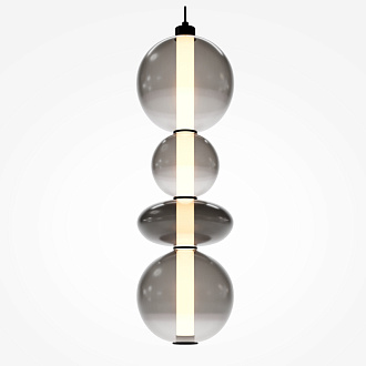 Подвесной светильник 20*20*387 см, LED, 36W, 3000К, Maytoni Futuro MOD307PL-L36B3K черный