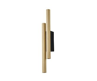 Настенный светильник 38 см, 12W, 3000K, Kink Light Элени 08463-382,33-19, золото-черный