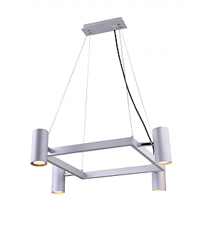 Подвесной светильник 40*40*120 см, 4*GU10 серый Vele Luce Acquario VL10135P04