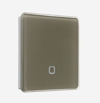 Радиовыключатель сенсорный HiTE PRO SN-R1 (Светло-коричневый, закругленные углы) HPSW-SNR1-LB