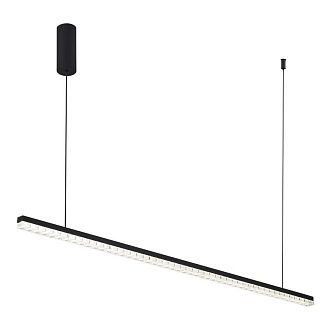 Подвесной светильник 125,5*2,6*-150 см, *LED, 32W, 4000K, ST-Luce Euclidics SL1018.423.01, черный