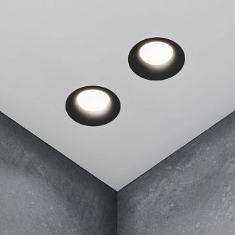 Встраиваемый светильник 12,16*7,1*4,05 см, 1*GU10*9W, Maytoni Technical  DL139-GU10-B, Серый