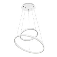 Подвесной светильник 50*50*115 см, LED 65W, 3000 / 6000K, Белый LED4U 55000-2 WH