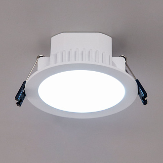 Встраиваемый светильник 7W, 3000-4000-5500 К белый светодиодный Citilux Акви CLD008110V
