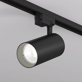 Трековый однофазный светильник 8 см. 30W, 4000K, Denkirs Solid Koper DK6456-BK, черный