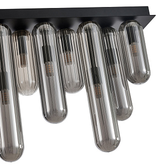 Накладная люстра 72*10*35,5 см, 12*G9, 336W, Favourite Stalactit 4454-12P черный