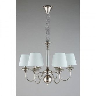 Подвесная люстра 65*70-150 см, 6*E14, 40W, Aployt Perla APL.731.03.06, хром