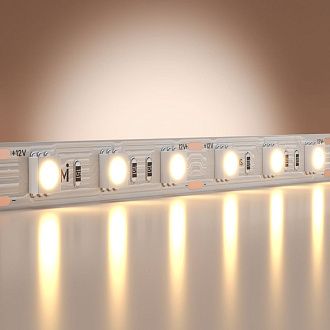 Светодиодная лента Base 12В 5050 14,4Вт/м 3000K 5м IP 20 201183 Maytoni Technical, цена за метр, катушкой по 5 м