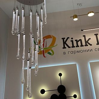Светильник подвесной KINK Light Асмер 07860-1A,33, 3W LED, 3000K, золото