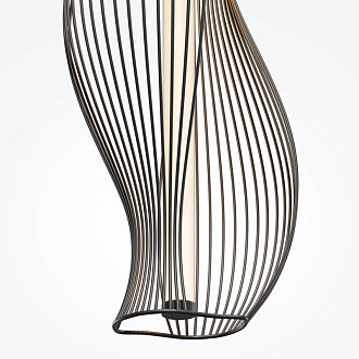 Подвесной светильник 20,9*17*352 см,  LED, 20W, 3000К, Maytoni Shadows of the past MOD263PL-L20B3K черный