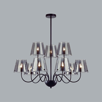Люстра потолочная 72*70 см, 1*G9*20W Lumion Smoky 6570/9C черный