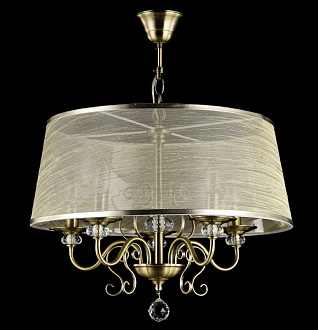 Люстра Диаметр 53 см Freya FR2405-PL-05C-BZ Бронза