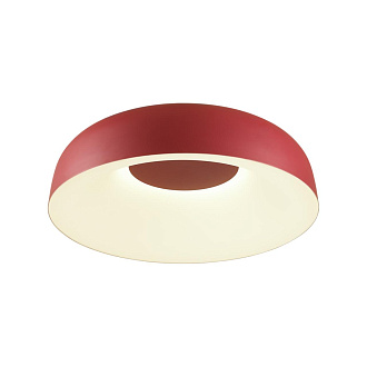 Потолочный светильник *48*14 см, LED 1*65W, 4000 К, Sonex Confy 7691/65L, белый/красный