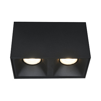Светильник накладной 8*16*10- см, 2,00*GU10, 50W, ST Luce  ST168.402.02, черный