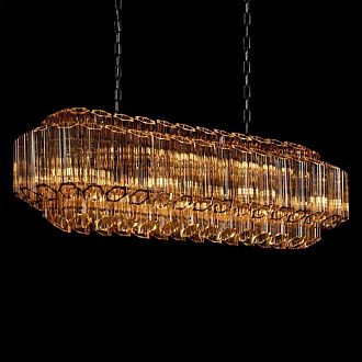 Подвесная люстра 102 см, Loft IT Celebration 10579/1000R Amber, бронза
