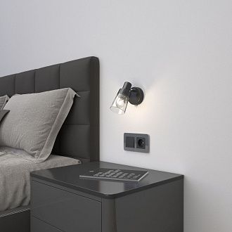 W0022440 Рамка на 2 поста Elite, графит, стекло Werkel, 4690389180705