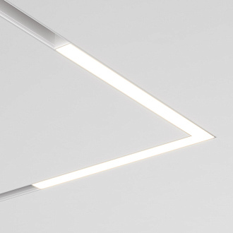 Трековый светильник Basis Exility 4000K 24Вт 120° 30,2*30,2*4,4 см, LED*24W, 4000 К, TR042-2-24W4K-W Maytoni, Белый