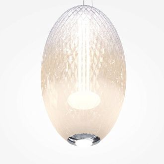 Подвесной светильник 25*25*345 см, LED*19W, 3000K, Maytoni Bruma MOD397PL-L19CH3K, хром