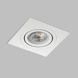 Встраиваемый светильник 9,3*9,3*2,4 см, 1*GU5.3*15W, Denkirs Prime DK-DH2021-WH, белый