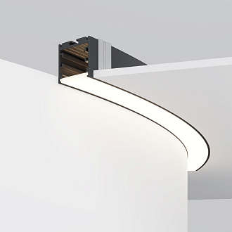 Радиусный профиль ALM-3535R-B-D-45°-1.5M 3,5*3,5*59,37 см, Maytoni Led Strip черный