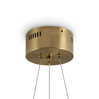 Подвесной светильник 57 см, 25W, 3000K, Freya Elara FR5591PL-L36BS, латунь