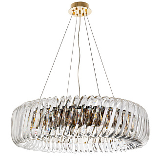 Подвесная люстра Divinare Megan 7568/18 LM-12, диаметр 80 см, бронза