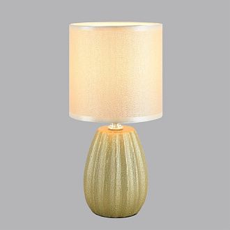 Настольная лампа 13*13*27 см, 1*E14*40W, Lumion Evana 8173/1T, золотой