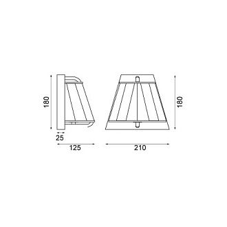 Бра Vele Luce Isabella VL4254W01, золото