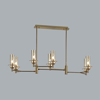 Люстра потолочная 35*59*20 см, 8*E14 Lumion Madonna 6554/8C бронзовый