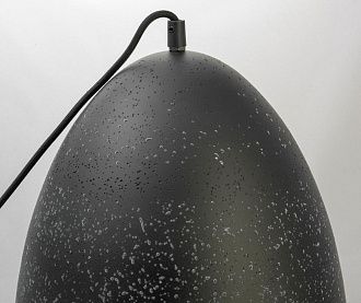 Подвесной светильник Lussole Loft GRLSP-9892, диаметр 30 см, черный