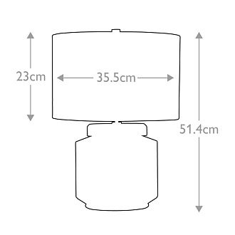 Настольная лампа Elstead Lighting, Арт. LUGA-TL-NATURAL