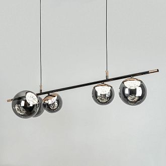 Светильник 120*33*-23 см, *LED*35W, 3000-6000K, Modestyle  MS.2337.1200, Чёрный, Золото
