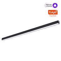 Cветильник  86,8*2,5*3 см, 1*LED*30W, 3000-6000K, Novotech VECTOR PORT 359943, черный,  диммир. пульт ДУ/Tuya Smart Life