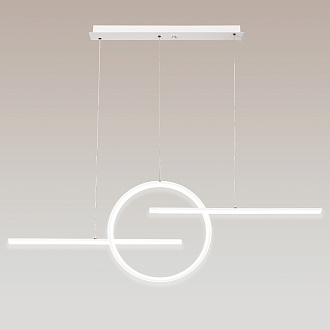 Люстра 124*10*150 см, LED 50W 3000K белый Mantra Kitesurf 8206