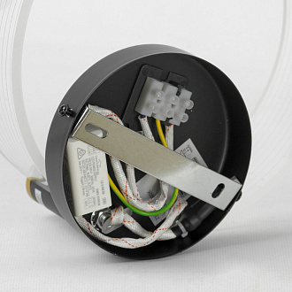 Бра 22*23 см, 1*LED, 4000K Lussole Bradford LSP-7287 черный