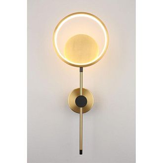 Бра 15*24*60 см, 1*LED, 15W, 3000K, Aployt Jasia APL.053.01.15, бронзовый