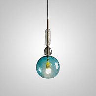 Подвесной светильник CANDY D 20*20*50 см, 1*E27*60W, ImperiumLoft CANDY01, Чёрный, Прозрачный, Серый, Латунь