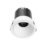 Встраиваемый светильник 8.5 см, 9W, 3000-6000K, Favourite Headset 4784-1C, белый