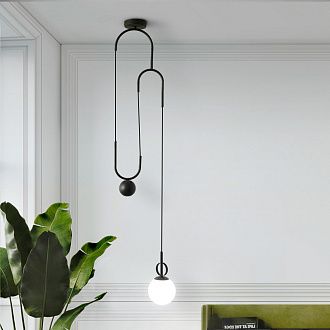 Подвесной светильник Inodesign Cradle Brass Black 40.1946