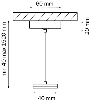 Подвес трековый PRO 4*2,5 152 см, Черный Lightstar Barra 505177
