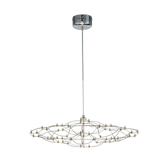 Подвесная люстра 58,5*219 см, 1*LED, 23W, 3000-6000К, Favourite Thinner 4305-6P хром