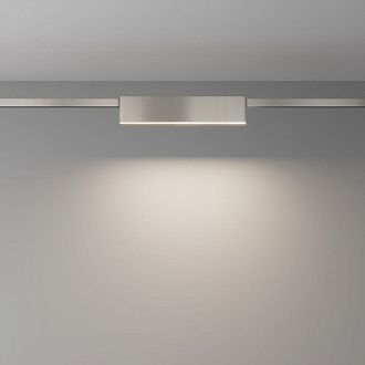 Трековый магнитный светильник 35 см, 18W, 4000K, Maytoni Basis TR151-1-18W4K-PT, платина