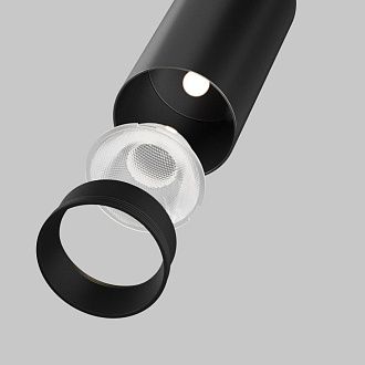 Спот 5 см, 12W, 4000K, Maytoni Technical Focus Led C055CL-L12W4K-SS-B, черный